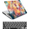 HLAAJJX Custodia Compatibile con Nuovo Macbook Pro 15 pollici 2019 2018 2017 2016 con Touch Bar e Touch ID A1990 A1707, Case Rigida Protettivo Plastica Copertina & Tastiera Cover, Totem colorato