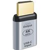 Generic Adattatore USB C a HDMI, USB 3.1 Gen 2 Collega USB-C Tipo C Femmina a HDMI 2.0 Maschio Adattatore 4K 60Hz per molti modelli di tablet, telefono e portatile