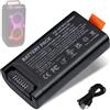 WRUMI Sostituzione per Partybox 120 Batteria: per Batteria 200 - Party Box Club 120 - PartyBox 120 Batterie al Litio Sostituibili Pacco 5000mAh
