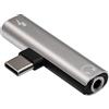 AKYGA Adattatore auricolare AK-AD-71 USB Type C to USB Type C/Jack 3.5 mm per Android, convertitore DAC Chip Hi-Fi Audio