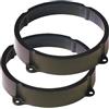 IPNOSIS Coppia supporti anteriori e posteriori per altoparlanti da 165mm per Alfa 147/159, Fiat idea dal 2005 in poi, Lancia Ypsilon dal 2003 in poi, Lancia Musa IP-SP164/B