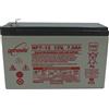 Hawker Enersys Genesis NP7-12 - Batteria al piombo, 12,0 Volt, 7,0 Ah con connettori da 4,8 mm