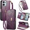 Fertuo Cover per OPPO A6 Pro 5G, Fiori Custodia a Libro Portafoglio Antiurto in Pelle PU Flip Case Interna Silicone con Porta Carte, Supporto, Chiusura Magnetica e Cinturino, Viola