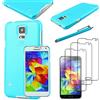 ebestStar - Cover Rigida in policarbonato per Samsung Galaxy S5 G900F, S5 New G903F Neo, con Pennino Capacitivo e 3 pellicole di Protezione Schermo