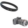Generico Anello di Inversione Macro Coupler Maschio-Maschio | Raccordo per Fotografia Macro e Micro | Adattatore in Alluminio Anodizzato per Obiettivi Fotografici - Varie Misure Disponibili: (49-49 mm)