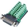 Oiyagai Adattatore Breakout Board DB15 Femmina con Dado, Blocco Terminale D-SUB