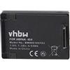 vhbw batteria compatibile con GoPro Hero 4 Silver, 4 Surf, 4 Black, 4 White, 3+, 4 Music Edition videocamera camcorder (1240mAh, 3,8V, Li-Poly)
