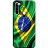 Mixroom - Cover Custodia Back case In TPU Silicone Morbido Per Xiaomi Redmi Note 8T Fantasia Bandiera Brasile F86