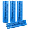 Generic 4 Pcs 3,7 2200 mAh Batteria Ricaricabile, Button Top Ricaricabili Batterie, Ni-MH Bottone in Alto Alta Capacità Pile per Fotocamera/Piccolo Ventilatore/LED Lampada Frontale/Luci Solari