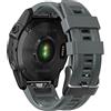 AISPORTS Cinturino di Ricambio in Silicone da 26mm Compatibile con Garmin Fenix 5X Cinturino di Ricambio in Silicone per Garmin Fenix 7X/6X/6X Pro/5X/5X Plus/3/3 HR/Quatix 6X Solar/Tactix/Enduro