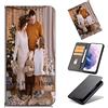 TIANDIMY Custodie Personalizzate per Samsung Galaxy A13 5G,Cover Personalizzata con Foto e Testo per Samsung Galaxy A13 5G Custodie da Cintura,Pelle Portafoglio con Supporto Flip Case Cover - Black