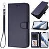 bojioderf Compatibile con Doogee N55 Plus 4G,Compatibile con Doogee N55 (Pro) Custodia Portafoglio con scomparto per carte Chiusura magnetica Supporto Blue