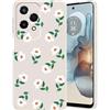 Guxira Silicone Cover Protettiva per Honor 200 Lite 5G, Carino Floreale Design Custodia Antiurto Cover Antipolvere Protettiva Case per - Fiorellini