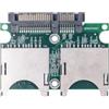 Asuinxurr Convertitore Dual SD a SATA, adattatore SD a SATA di qualità industriale, 15 + scheda adattatore SD a seriale a 7