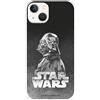 LA CASA DE LAS CARCASAS Custodia ufficiale Star Wars per iPhone 14, Dark Vador su sfondo nero per proteggere il tuo telefono. Custodia in silicone flessibile con licenza ufficiale Star Wars