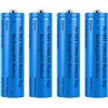 Generic 4 Pezzi Batteria 3200 mAh Ni-MH Ricaricabile, Button Top NiMH Batterie,Bottone Alto Alta Capacità Pile Ricaricabili per Fotocamera/Piccolo Ventilatore/LED Lampada Frontale/Luci Solari,0.7inch*2.63inch