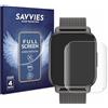 savvies 4 Pezzi Full-Screen Pellicola Protettiva per Popglory P66 1.85 Full Cover Pellicola Copertura [Completa Trasparente, 3D Curved]