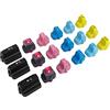 vhbw 18x cartucce compatibile con HP Photosmart 8250, 8250xi, 8250v, 8253, C5140, C5100, C5173, C5170, C5177, C5175 stampante (compatibile)