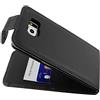 ebestStar - Cover Compatibile con Samsung S6 Galaxy SM-G920F, G920 Custodia Protezione Pelle PU Risvolto Verticale, Nero