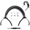 Voarmaks Fascia in vera pelle di agnello completamente in metallo, compatibile con cuffie Hifiman Arya Ananda Edition XS X HE1000se HE1000 V2 Jade II, Arya Organic/Ananda Nano