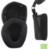 Geekria Cuscinetti auricolari di ricambio in velluto comfort compatibili con cuffie Sennheiser RS165, RS175, HDR165, HDR175, RS185, HDR185, RS195, HDR195 (anello in plastica)