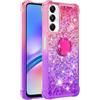 YKTO Custodia Glitter per Samsung Galaxy A05s Presenta una Sottile Custodia Rigida Acrilico Speciale Rivestimento che Fornisce una Protezione di Lunga Durata Contro Potenziali Graffi Scalfitture,Viola Rosa