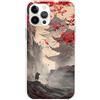 Mixroom - Cover Custodia Back case In TPU Silicone Morbido Per iPhone 16 Pro Max Fantasia Templi Giappone U841