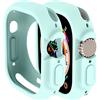 Yrzper Custodia compatibile con Apple Watch Ultra 3/Ultra 2/Ultra 49 mm, custodia a tutto tondo antiurto in silicone TPU, custodia protettiva bumper leggera e antiurto antigraffio (azzurro)
