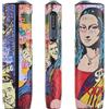 VANSUKY Custodia per iLUMA i ONE (M0033) - Cover Graffiti in Pelle PU & Silicone, Anti-impronte, Antiurto, Resistente ai Graffi