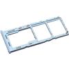 Mainhattan Mobile Porta Scheda SIM per Samsung Galaxy A13 (SM-A135F/DS), Dual-SIM + Micro-SD, Ricambio Originale, Blu Chiaro