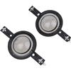 hero-s 25.4mm Dome Tweeter Voice Coil Horn Diaframma Driver 25 Core Film di seta Treble Voice 5.4OHM FAI DA TE 2PCS 25.4mm Bobina vocale Nero/Corno trasparente Tweeter Pellicola a membrana di seta