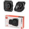 JB-L 2 altoparlanti compatibile con JBL STAGE2 424 coassiali 2 vie quadrati da 10,00 cm 100 mm 4 25 watt rms 150 watt max 4 ohm 88 db spl auto, a coppia