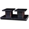 Ddasam Supporti da terra Supporto(15cm) set da 2 pezzi Supporti da terra per casse acustiche Surround Sound Mensola Mensola Pavimento Supporto Audio in Legno Massello