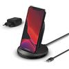 Belkin BoostCharge Supporto di ricarica wireless da 15 W (Caricabatteria wireless Qi rapido per iPhone, Samsung, Pixel e altri) - Nero