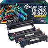 Bubprint 2 Bubprint Cartuccia Toner e Tamburo compatibile per Brother DR-2400 TN-2410 TN-2420 HL-L2310D HL-L2350DW HL-L2370DN DCP-L2510D DCP-L2530DW DCP-L2550DN MFC-L2710DW MFC-L2730DW