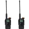 Retevis RA79 Walkie Talkie, Radioamatori Dual Band con Batteria 1400mAh, 2m/70cm/FM/AM, Supporto VFO/CPS/Chirp, Radio Bidirezionale per Caccia, Viaggi, Walkie Talkie a Lungo Raggio (2 Pezzi)