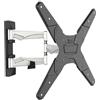 RICOO S3244 Supporto TV da parete Staffa TV 32-55 pollici per 32 55 pollici girevole inclinabile fino a 45 kg max VESA 400x400