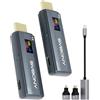 Svbony TransAir1 HDMI Wireless 4K, Trasmettitore e Ricevitore Wireless, 1080P@60Hz, Portata 80M, Display OLED, 2.4G/5G 9 Canali, Plug and Play, Ritardo di 0,06s per Laptop/PC/TV(No Gaming)