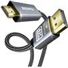 BENFEI Cavo DisplayPort a HDMI 4K 1,8M [Lega di alluminio, intrecciato], Unidirezionale DisplayPort Computer a monitor HDMI, DP 1.2 a HDMI 1.4 compatibile con HP ThinkPad AMD NVIDIA desktop