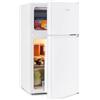 KLARSTEIN Big Daddy Cool - Frigorifero e Freezer Combinati, Frigorifero Combinato, Classe F, ECOExcellence System, 2 Ripiani in Vetro di Sicurezza Neo bianco 83 litres