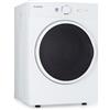 Klarstein Jet Set - Asciugatrice a Evacuazione, 1020W, Verticale/Incasso, Classe C, 3 Kg, Asciugatura ad Aria, Selezione Calore, Timer, Compatta: 49x69x47,5 cm (LxHxP), Cestello Acciaio Inox, Bianco