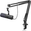 TONOR USB/XLR Dynamic PC Gaming Microphone, Cardioid Studio Microphone with Podcasting, Streaming, Voice Recording, 3.5mm Headphone Jack, Mute Button, TD510 AIR H+