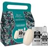 Tesori d'Oriente, Muschio Bianco Set Doccia con Saponetta Profumata e Profumo Aromatico 100 ml, Fragranze con Note Ambrate e Armoniose che Durano a Lungo, Confezione Regalo