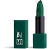 3INA MAKEUP - The Lipstick 734 - Verde Bottiglia Scuro - Rossetto Matte - Alta Pigmentazione - Rossetti Cremosi - Profumo di vaniglia e custodia magnetica - Lucido e Mat - Vegan - Cruelty Free