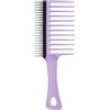 Tangle Teezer Pettine a Denti Larghi - per ricci e afro 3C-4C - Denti lunghi districano anti rottura,corti e flessibili rimuovono i capelli caduti- Definisce i ricci - Lilla e Nero, Packaging May Vary