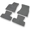 Mossa Premium tappetini auto in velluto compatibili con Audi Q5 I 8R (2008-2016) - tappeti auto - grigio 1