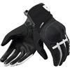REV'IT! Revit Mosca 2 Guanti da moto, nero/bianco, M