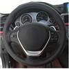 PUQWRIM Coprivolante Per BMW F20 F21 F22 F32 F33 F36 F23 F30 F31 F34 Coprivolante Per Auto Fai Da Te Cucito A Mano In Pelle Artificiale Nera Traspirante Coprivolante(Red Blue Thread)