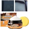 Zasdvn Pulitore per Sedili in Pelle Auto,Crema Detergente 100g per Graffi Auto,Detergente in Pasta per Interni - per Rivestimenti Veicoli Cruscotto Detailing Camper Sedili