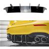 AUSMILA Diffusore posteriore nero con spoiler a labbro e pinna di squalo per Mercedes Benz Classe A W177 A35 A45 AMG 2019-2021